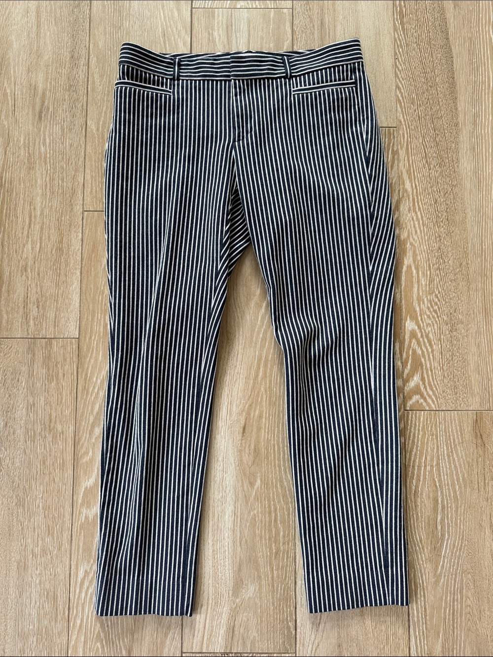Banana Republic Navy White Sloan Ankle Capri 4